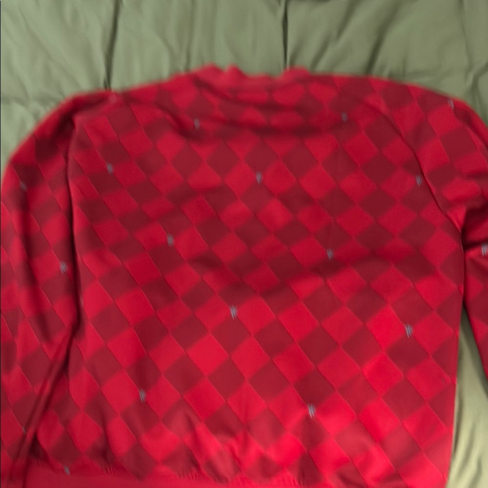 Nike Red Geometric Pattern Jacket - image 2